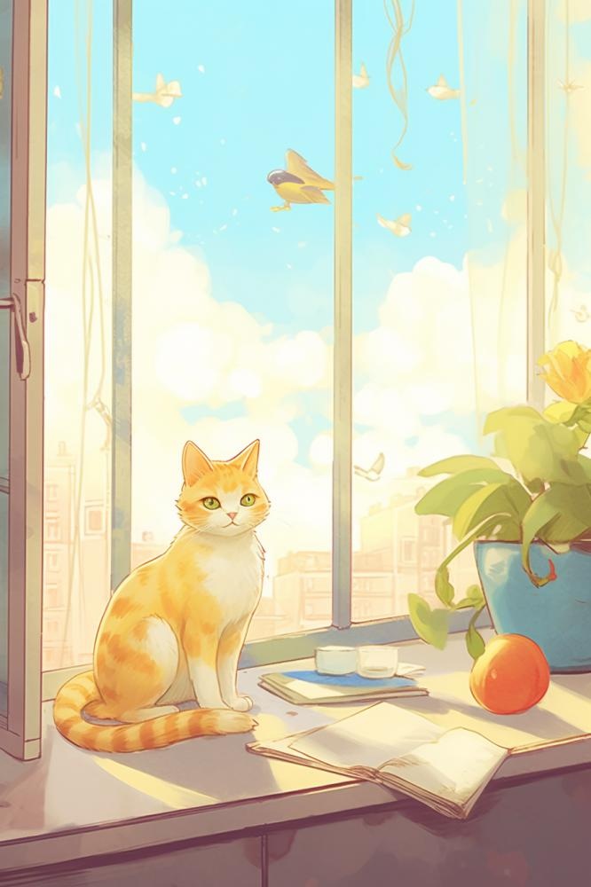 清新房屋休息简约背景