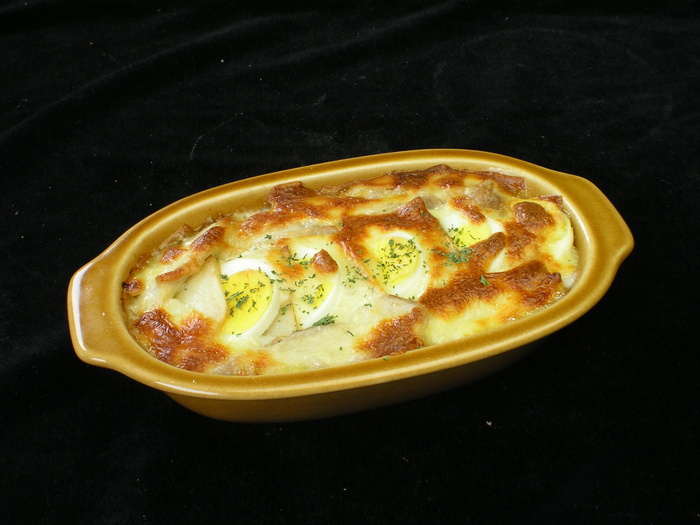 土豆鸡肉蛋酪饭