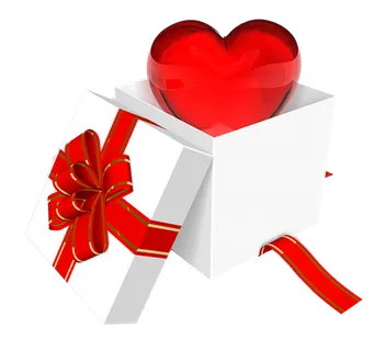 爱心礼盒情人节