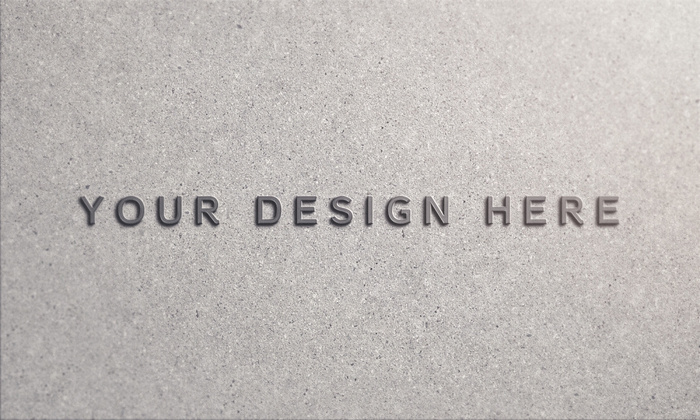 LOGO样机展示效果psd模版下载