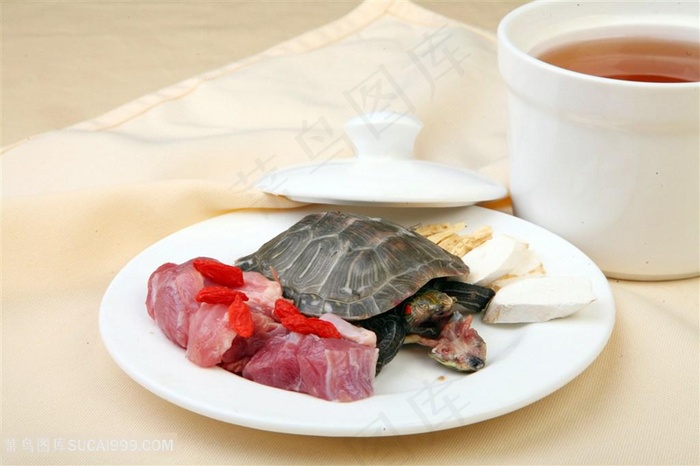 茯苓炖长寿龟