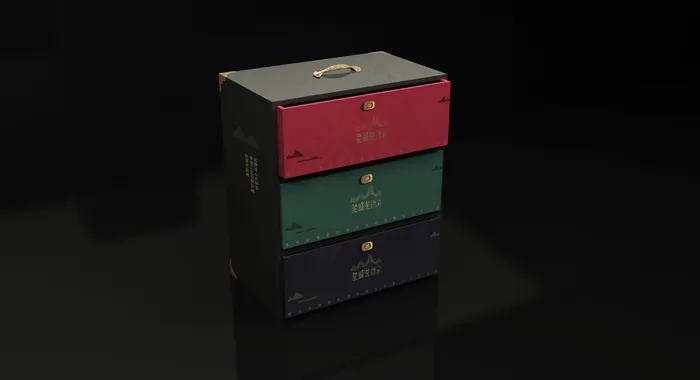 包装设计外观psd模版下载