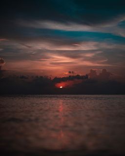 唯美落日夕阳图片