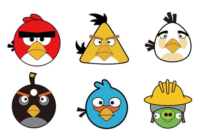 矢量愤怒的小鸟阿