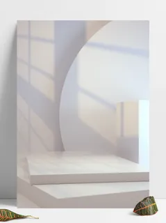 C4D简洁光影场景背景