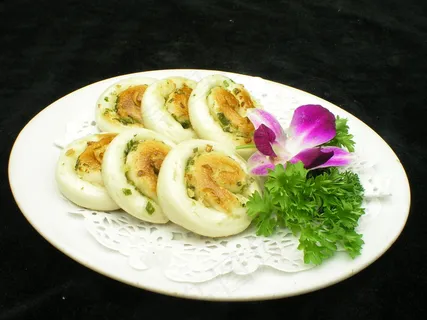 香煎葱油饼 香煎葱油饼