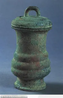 青铜器 生锈青铜盉