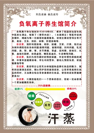 负氧离子价目表cdr矢量模版下载