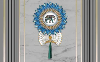 北欧后现代背景墙 