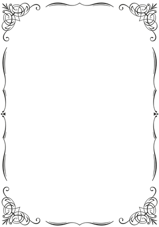 欧式复古线条边框花纹AI矢量LOGO角框花边分割线设计PSD卡片素材