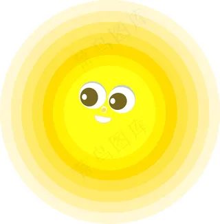 可爱黄色表情图片