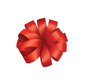 红丝带蝴蝶结 PNG免抠