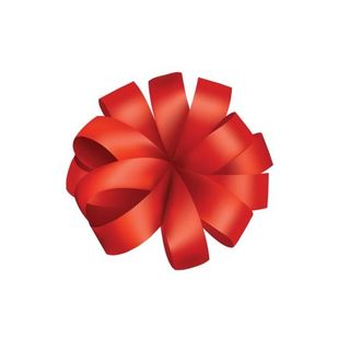 红丝带蝴蝶结 PNG免抠