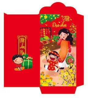 设计新年红包装饰素材