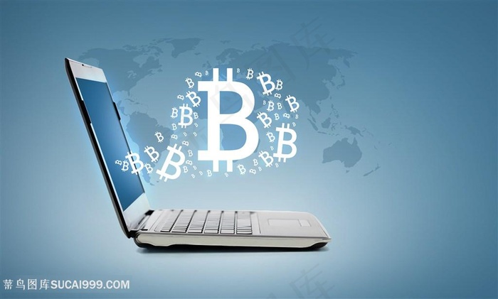 商务金融比特币高清图片