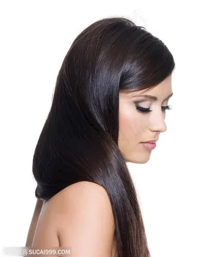 美容美发广告素材 长发披肩的优雅美女