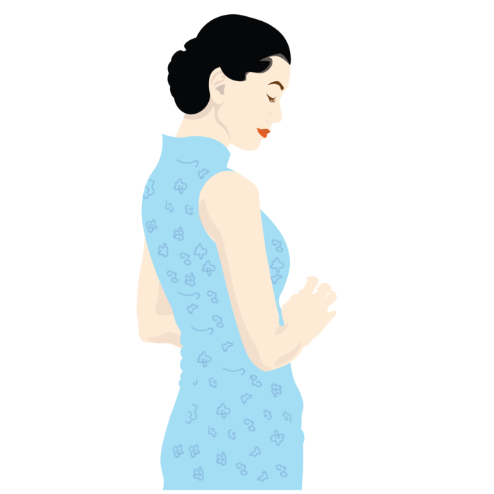 传统旗袍美女 (163)