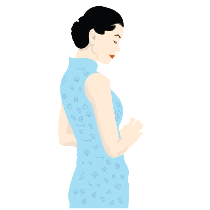 传统旗袍美女 (163)