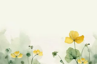 简约水墨绿色国风背景