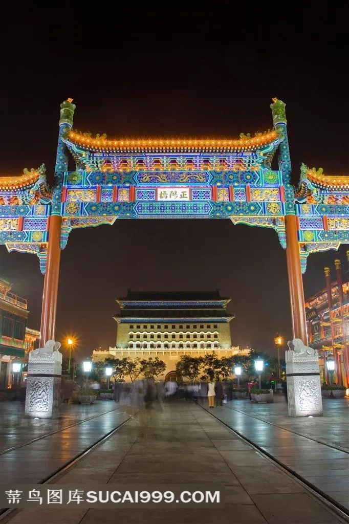 前门大栅栏摄影图片