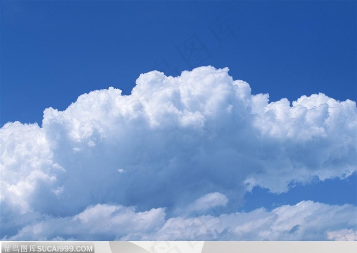 美丽天空-漂亮的白色云朵