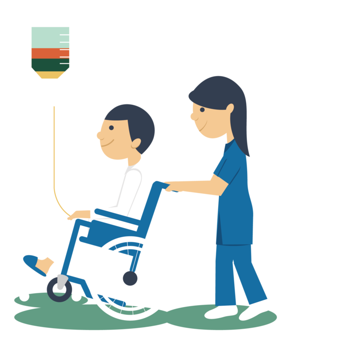 医护人员推车