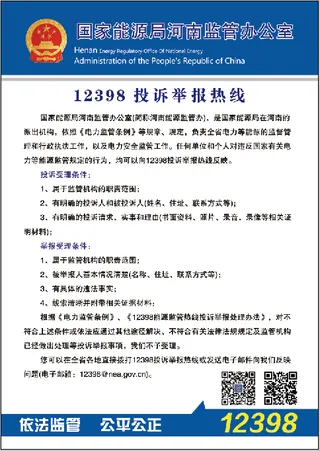国家能源举报电话