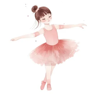 跳芭蕾舞的女孩免抠