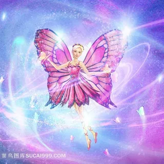 唯美的蝴蝶仙子电影芭比之蝴蝶仙子海报