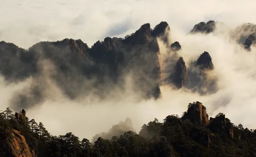 安徽黄山云海风景图片-第8张