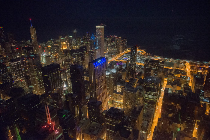 高清唯美城市夜景高楼大厦