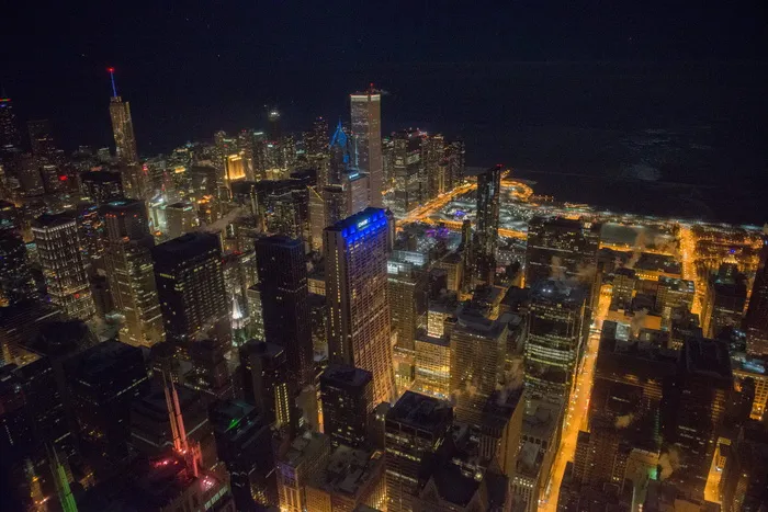 高清唯美城市夜景高楼大厦