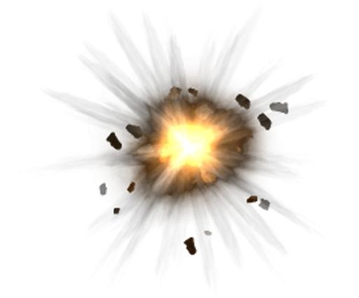 爆炸 PNG免抠(600x500)