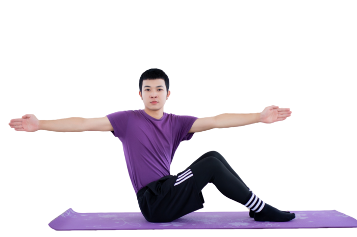 瑜伽人物免扣png
