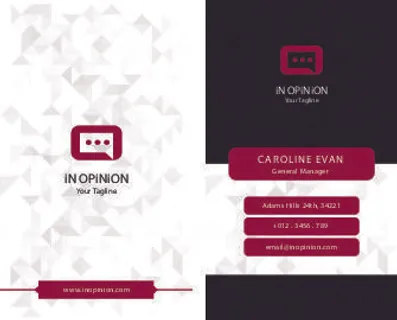 精美国外名片设计模板矢量素材