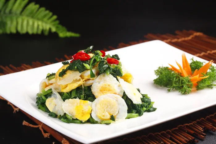 野菜炒鸽蛋 (2)
