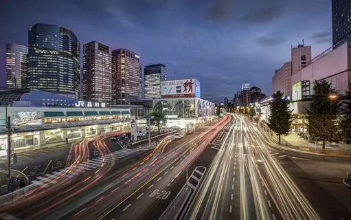 城市高速风景画 城市高速风景画