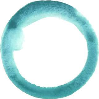 水墨绿色边框素材