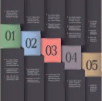 免抠编号横幅设计eps,ai矢量模版下载