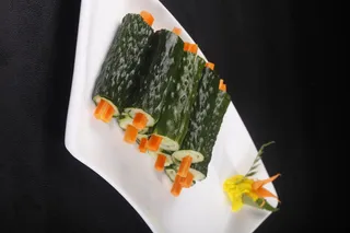 开胃脆皮黄瓜卷