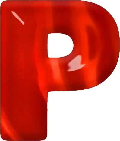 字母P PNG免抠(398x465)