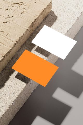 石头背景高档轻奢名片样机