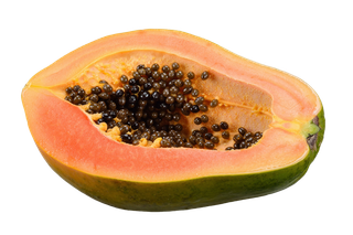 木瓜 (6)水果超市商品白底图免抠实物摄影png格式图片透明底