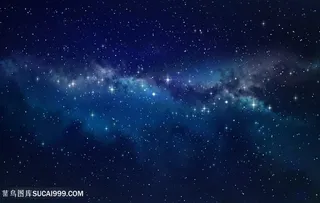 深夜星空背景图片