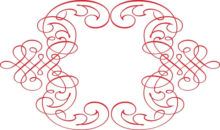 古色古香古典古风花纹边框纹路矢量图喜庆cdr矢量模版下载