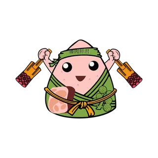 端午节粽子赛龙舟开行励志日免扣元素