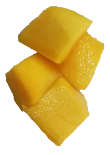 芒果果肉鲜果生鲜果果粒免抠摄影元素素材