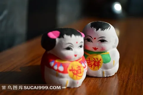 可爱的惠山泥人