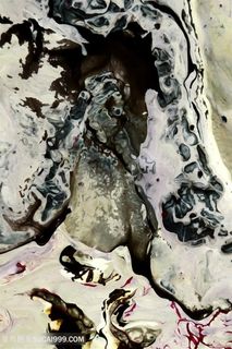 水彩时尚抽象油画