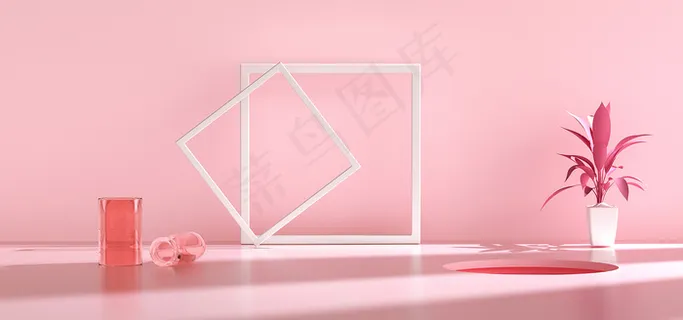 C4D电商场景模型渲染背景 C4D电商场景模型渲染背景